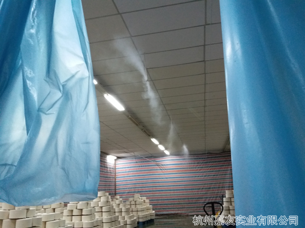 紡織原材料車(chē)間加濕案例