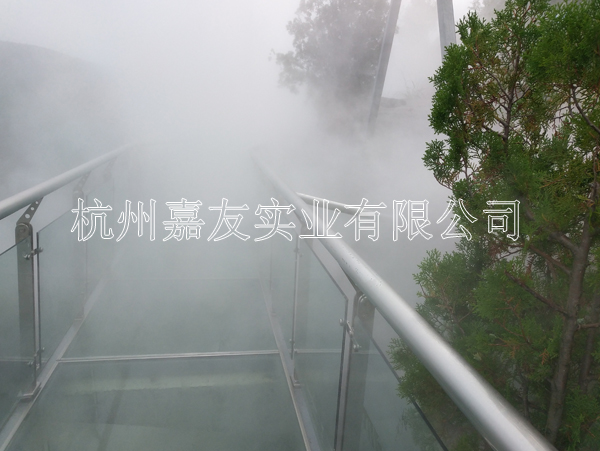 山東棗莊葫蘆套景區(qū)“霧王”景觀人造霧系統安裝案例