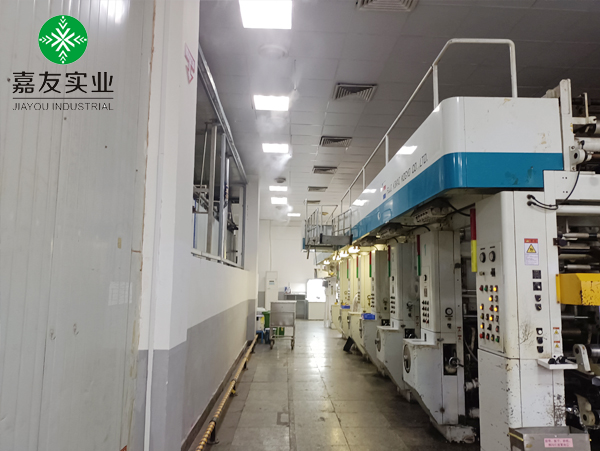 青島這家包裝印刷車間加濕器這么選，快速加濕除靜電